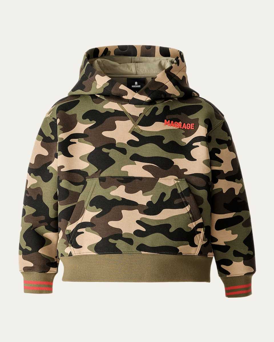 Kid's Dru Camo Hoodie, Size Size 8-14